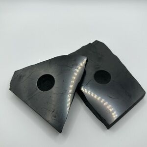 Black Shungite Sphere holder‎